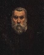Jacopo Tintoretto Self-portrait oil painting on canvas
